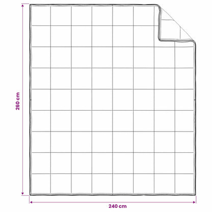 Piumone Completo Annuale Bianco 260 x 240 cm Fibra di bambù