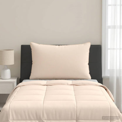 Cuscino 40 x 60 cm Tutte le stagioni Fibra di Kapok Beige