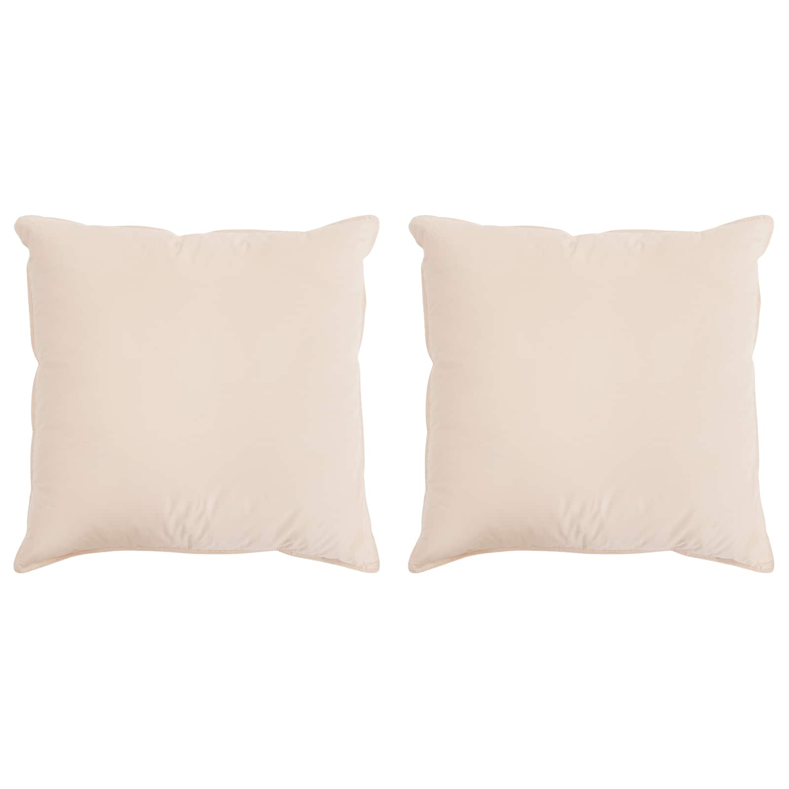 Cuscino 2 pcs Beige 40 x 40 cm Fibra di Kapok | homemem39