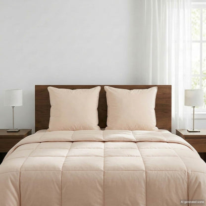 Cuscino 2 pcs Beige 60 x 60 cm Fibra di Kapok | homemem39