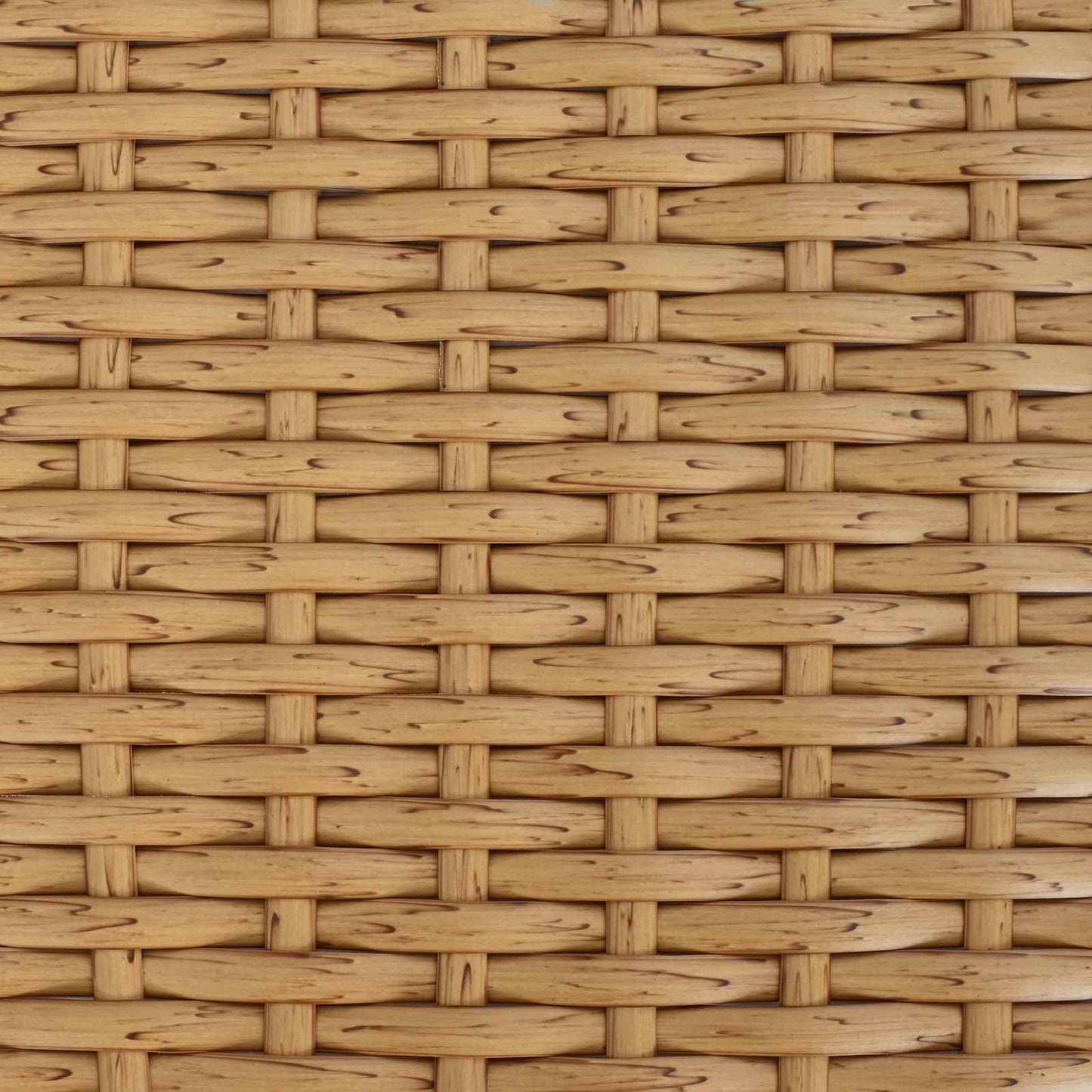 Tavolo da Giardino Naturale 100 x 55 x 37 cm Rattan PE e Vetro | homemem39