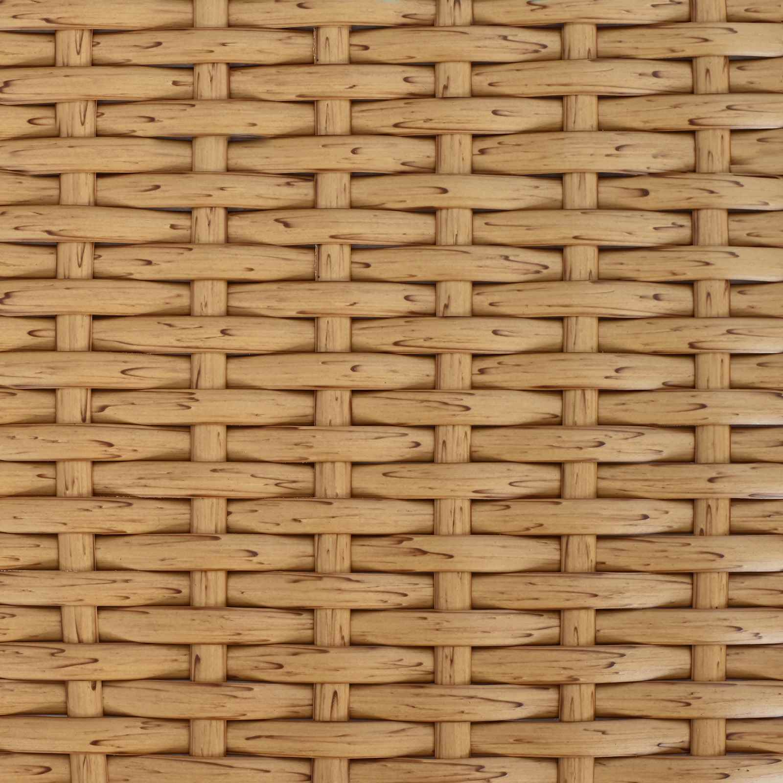 Tavolo da Giardino Naturale 55 x 55 x 37 cm Rattan PE e Vetro | homemem39