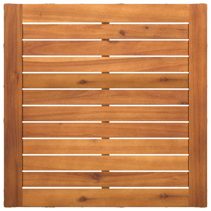Tavolo da Giardino Naturale 55 x 55 x 37 cm Rattan PE e Vetro | homemem39