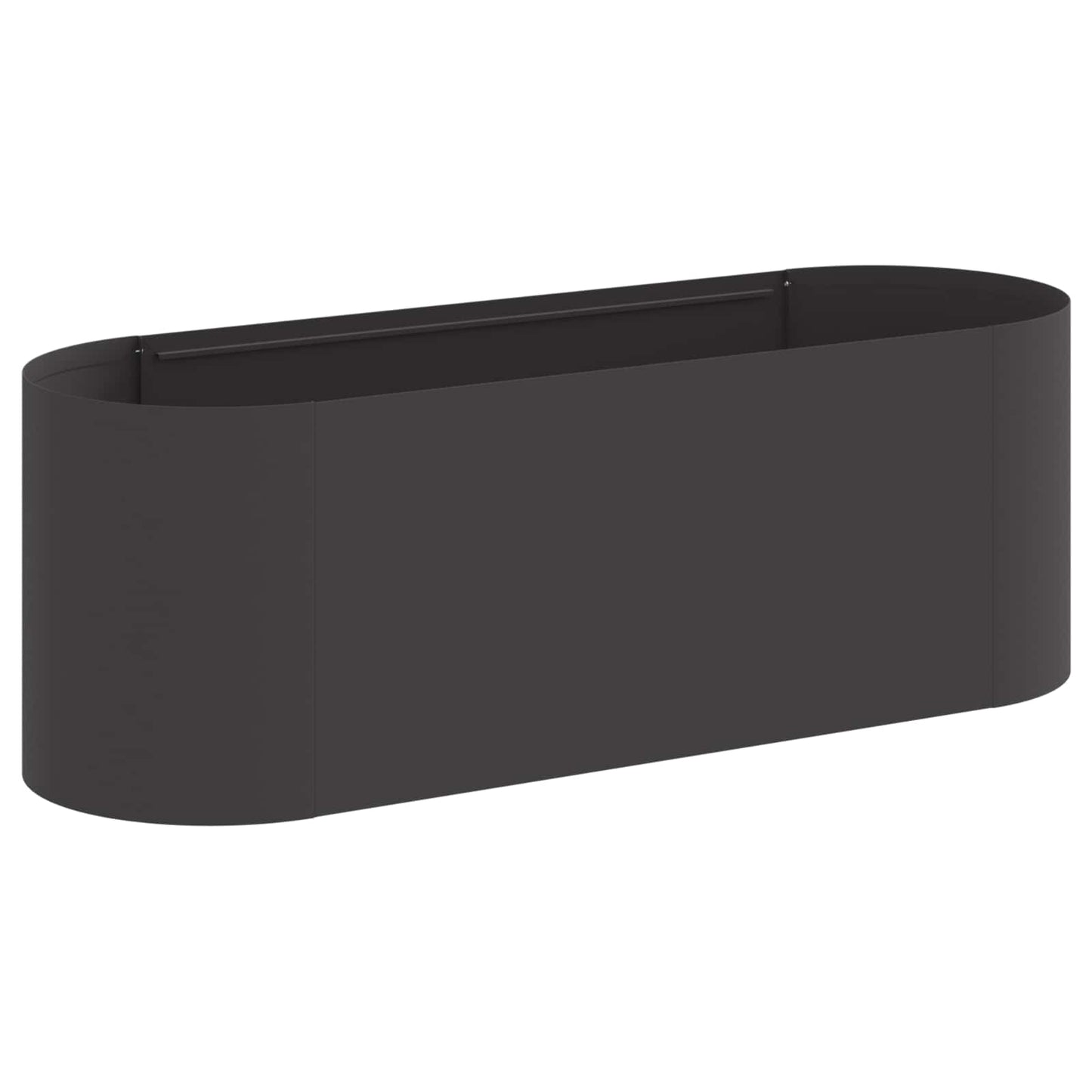Letto rialzato da giardino Nero 120 x 40 x 40 cm Acciaio | homemem39