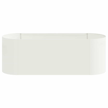 Letto rialzato da giardino Bianco 120 x 40 x 40 cm | homemem39