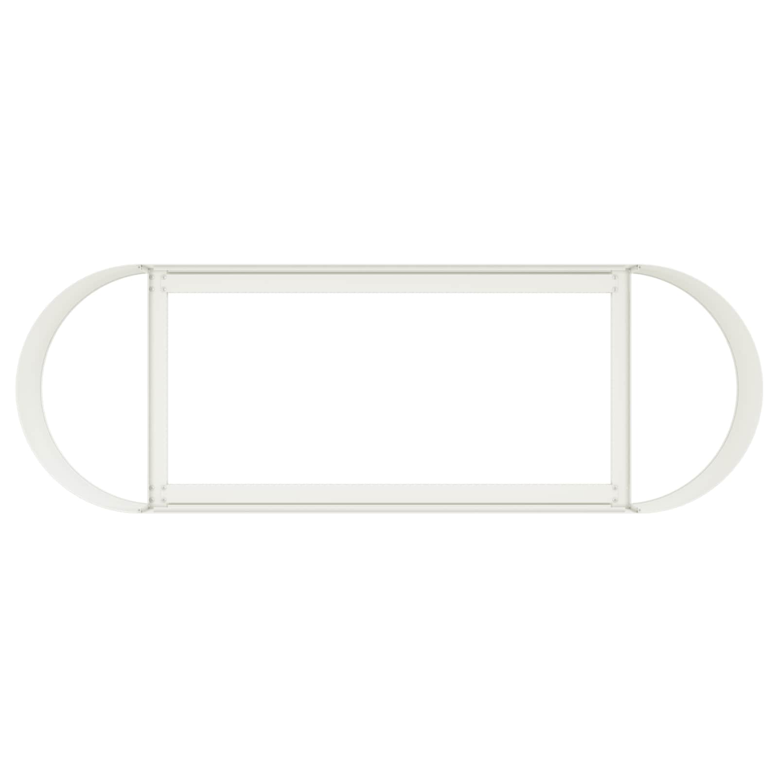 Letto rialzato da giardino Bianco 120 x 40 x 40 cm | homemem39