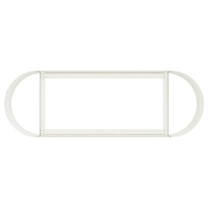 Letto rialzato da giardino Bianco 120 x 40 x 40 cm | homemem39