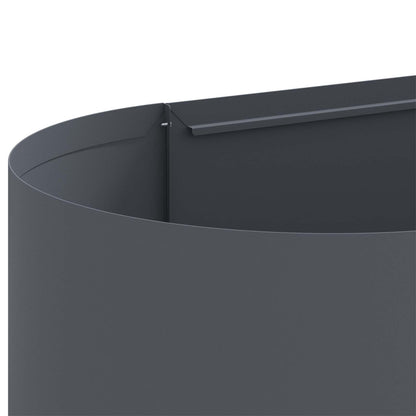Letto rialzato da giardino Antracite 120 x 40 x 40 cm | homemem39