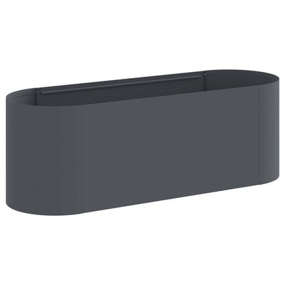 Letto rialzato da giardino Antracite 120 x 40 x 40 cm | homemem39
