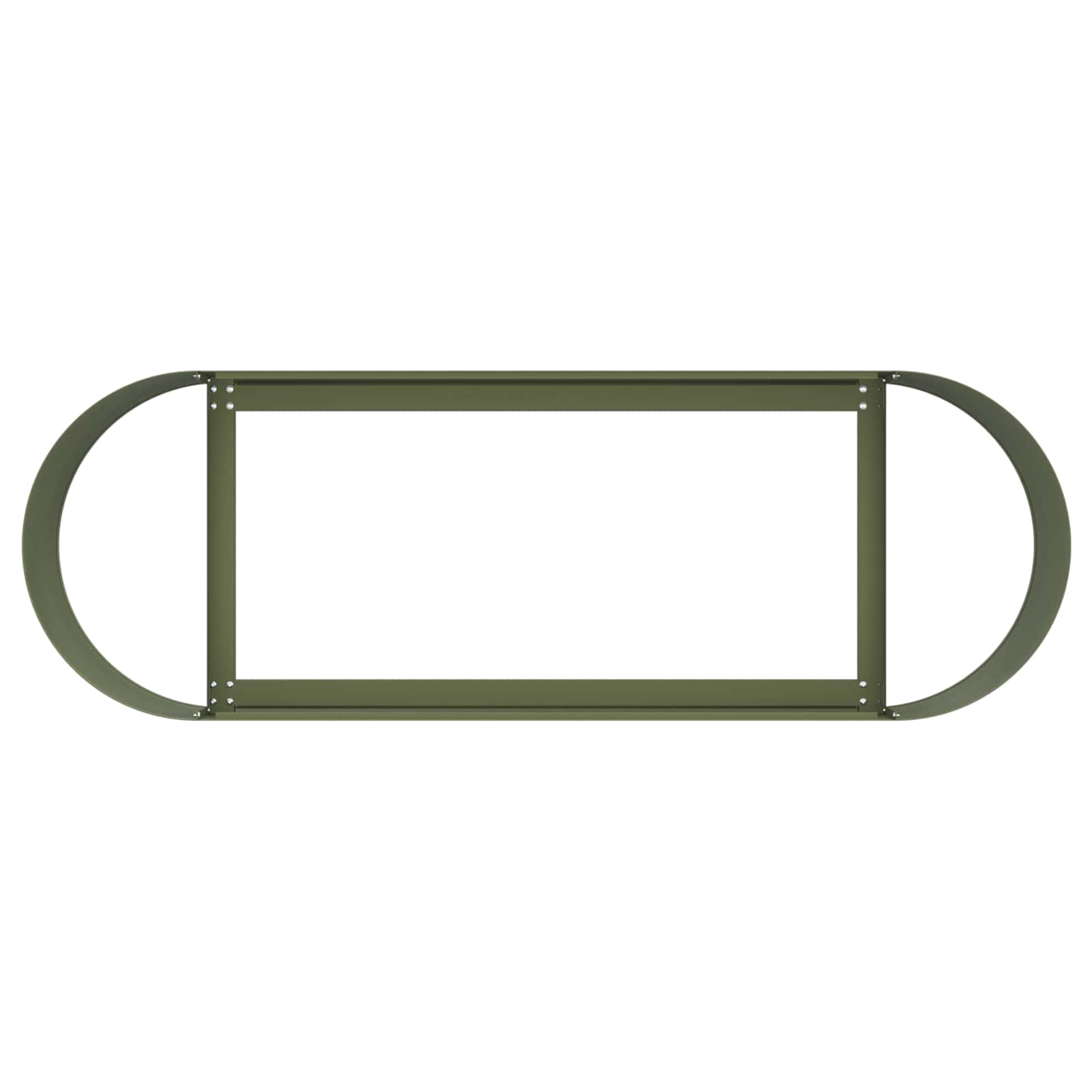 Letto rialzato da giardino Verde Oliva 120 x 40 x 40 cm | homemem39
