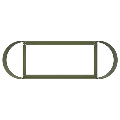 Letto rialzato da giardino Verde Oliva 120 x 40 x 40 cm | homemem39