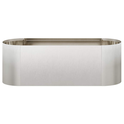 Letto rialzato da giardino Acciaio Inox 120 x 40 x 40 cm | homemem39