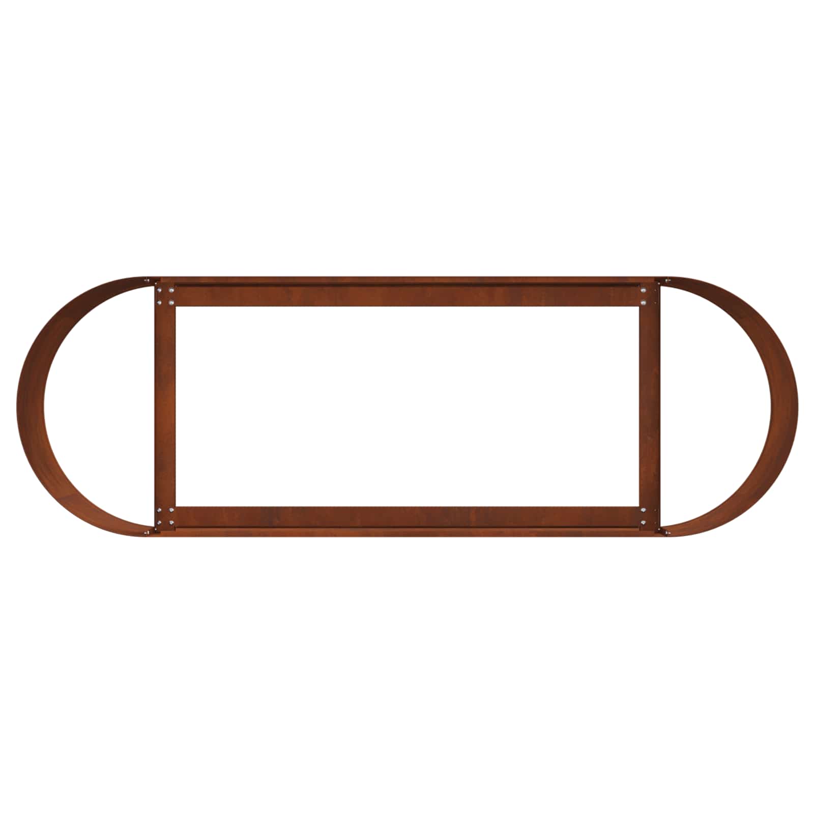Letto rialzato da giardino Acciaio Corten 120 x 40 x 40 cm | homemem39