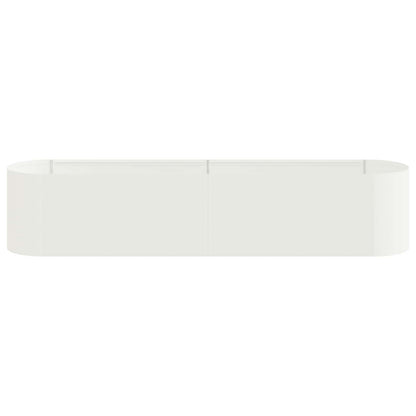 Letto rialzato da giardino Bianco 200 x 40 x 40 cm | homemem39