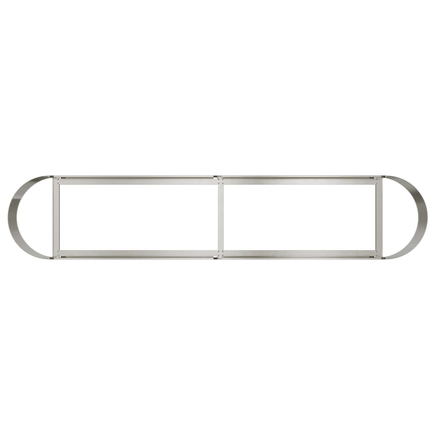 Letto rialzato da giardino Acciaio Inox 200 x 40 x 40 cm | homemem39