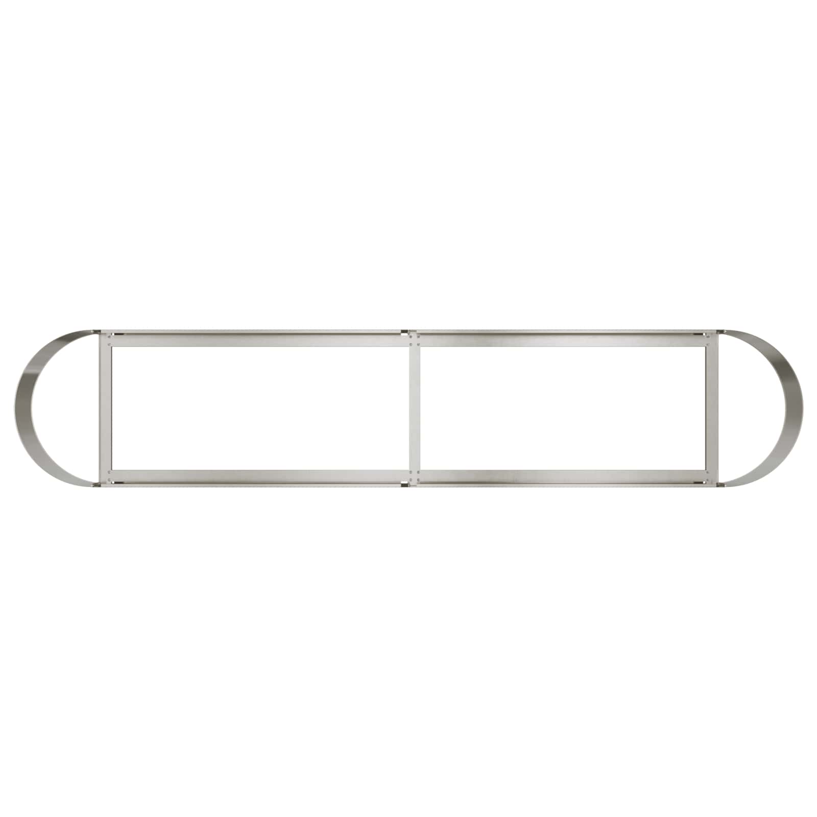 Letto rialzato da giardino Acciaio Inox 200 x 40 x 40 cm | homemem39