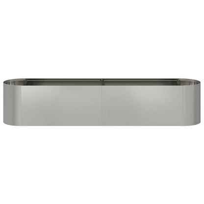 Letto rialzato da giardino Acciaio zincato 200 x 40 x 40 cm | homemem39