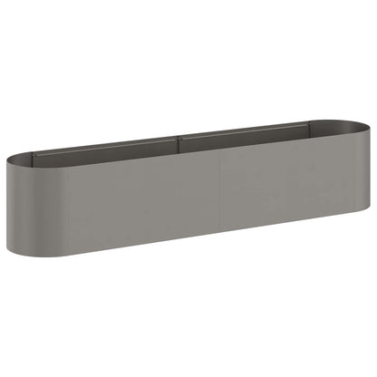Letto rialzato da giardino Acciaio Corten 200 x 40 x 40 cm | homemem39