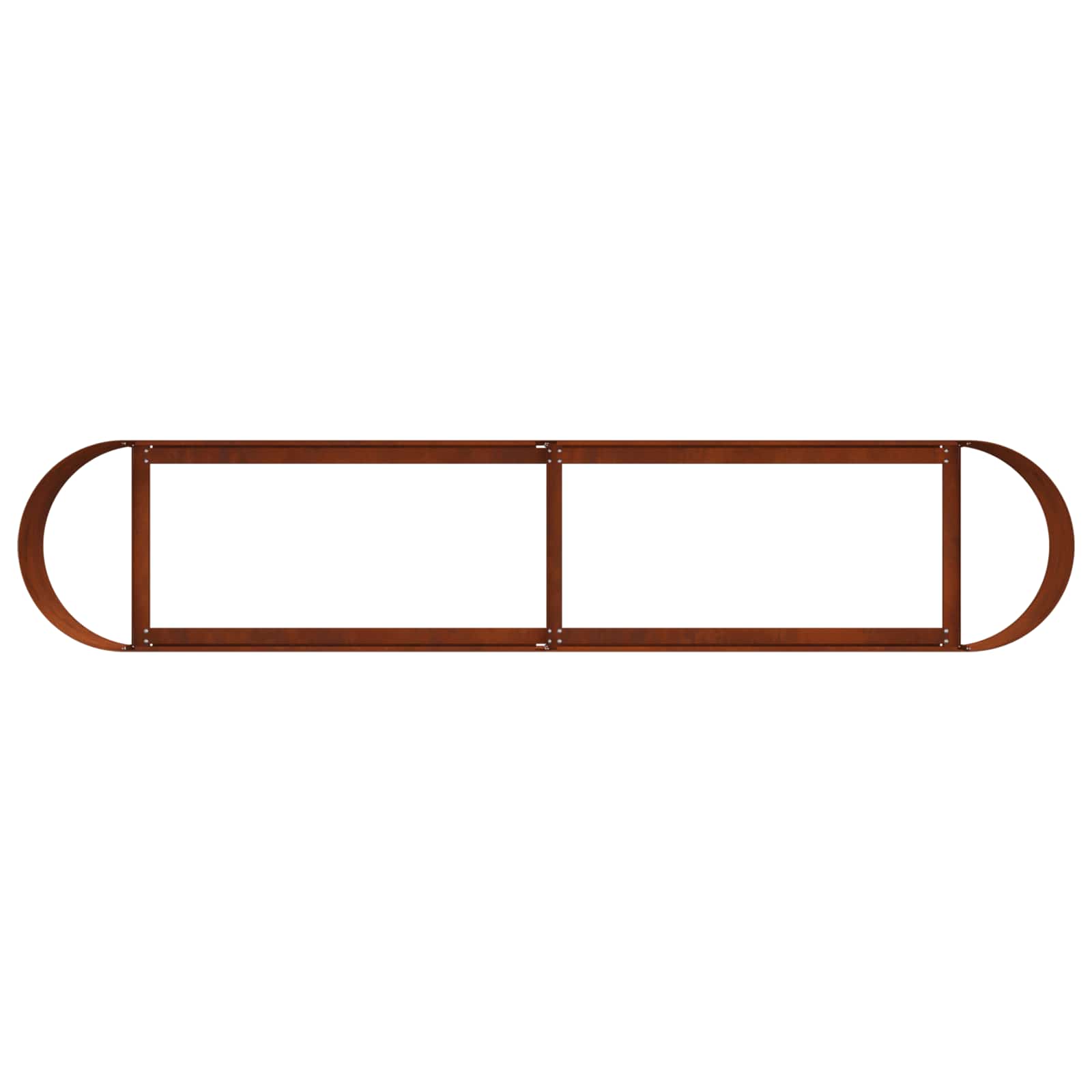 Letto rialzato da giardino Acciaio Corten 200 x 40 x 40 cm | homemem39