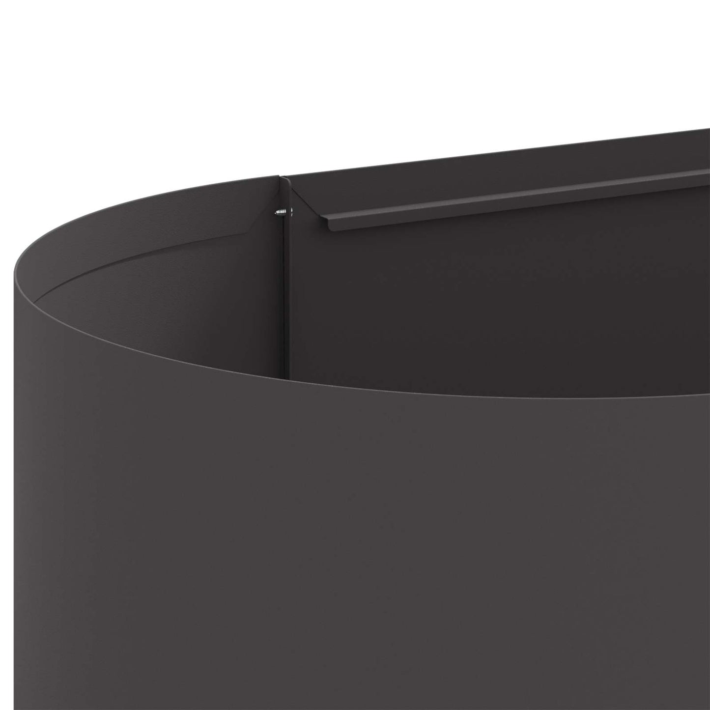Letto rialzato da giardino Nero 280 x 40 x 40 cm | homemem39