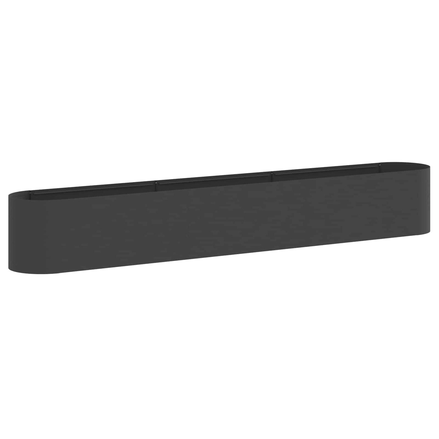 Letto rialzato da giardino Nero 280 x 40 x 40 cm | homemem39