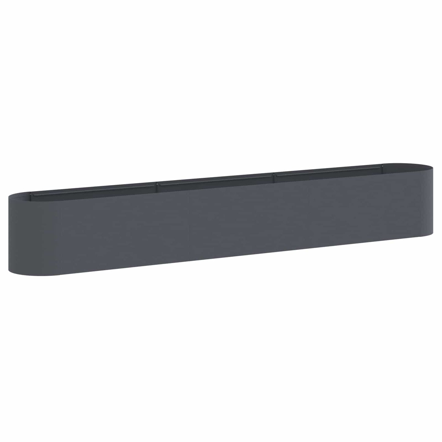 Letto rialzato da giardino Antracite 280 x 40 x 40 cm | homemem39