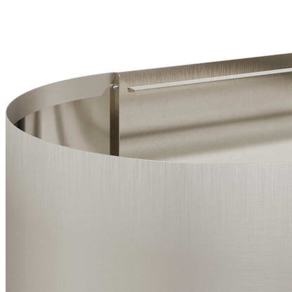 Letto rialzato da giardino Acciaio Inox 280 x 40 x 40 cm | homemem39