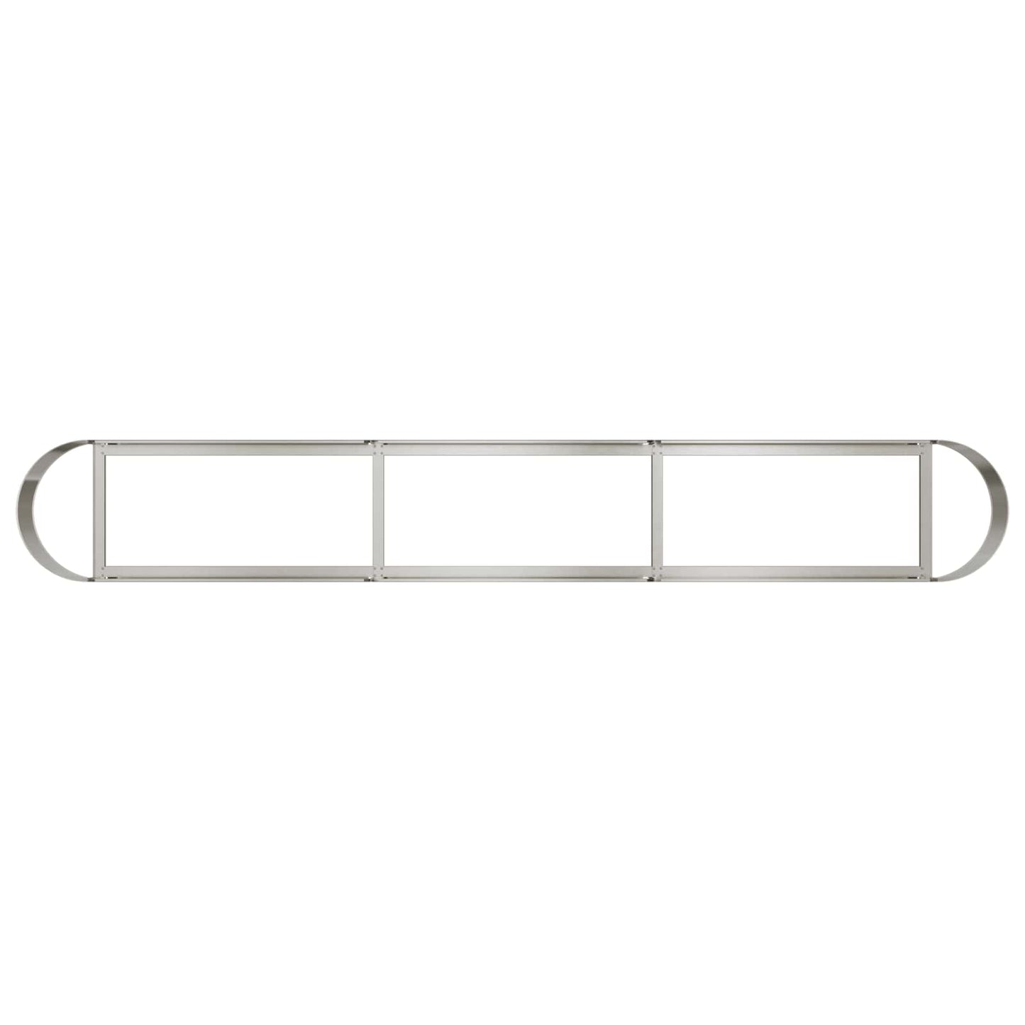 Letto rialzato da giardino Acciaio Inox 280 x 40 x 40 cm | homemem39