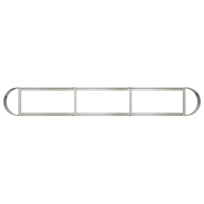 Letto rialzato da giardino Acciaio Inox 280 x 40 x 40 cm | homemem39