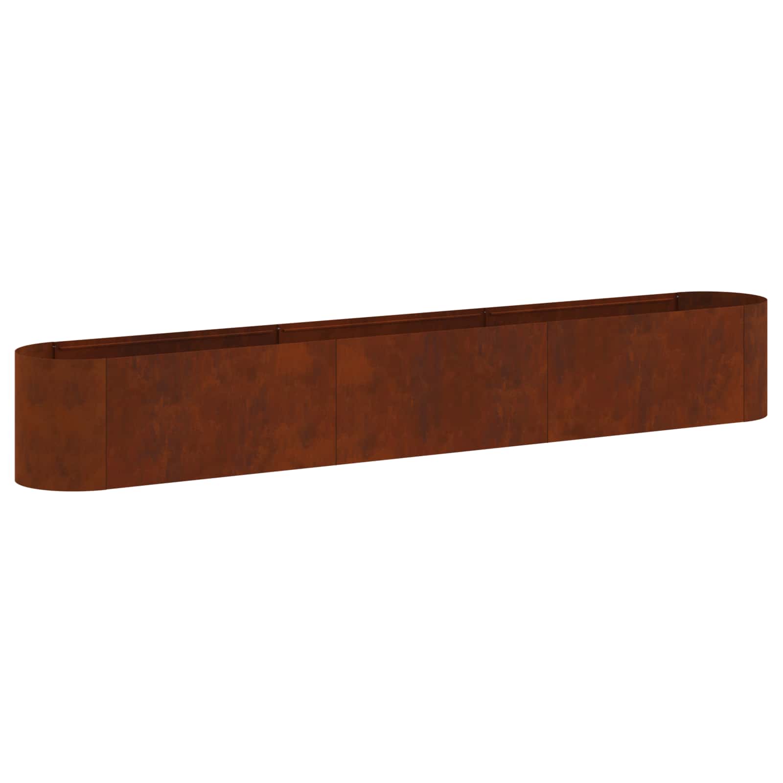 Letto rialzato da giardino Acciaio Corten 280 x 40 x 40 cm | homemem39