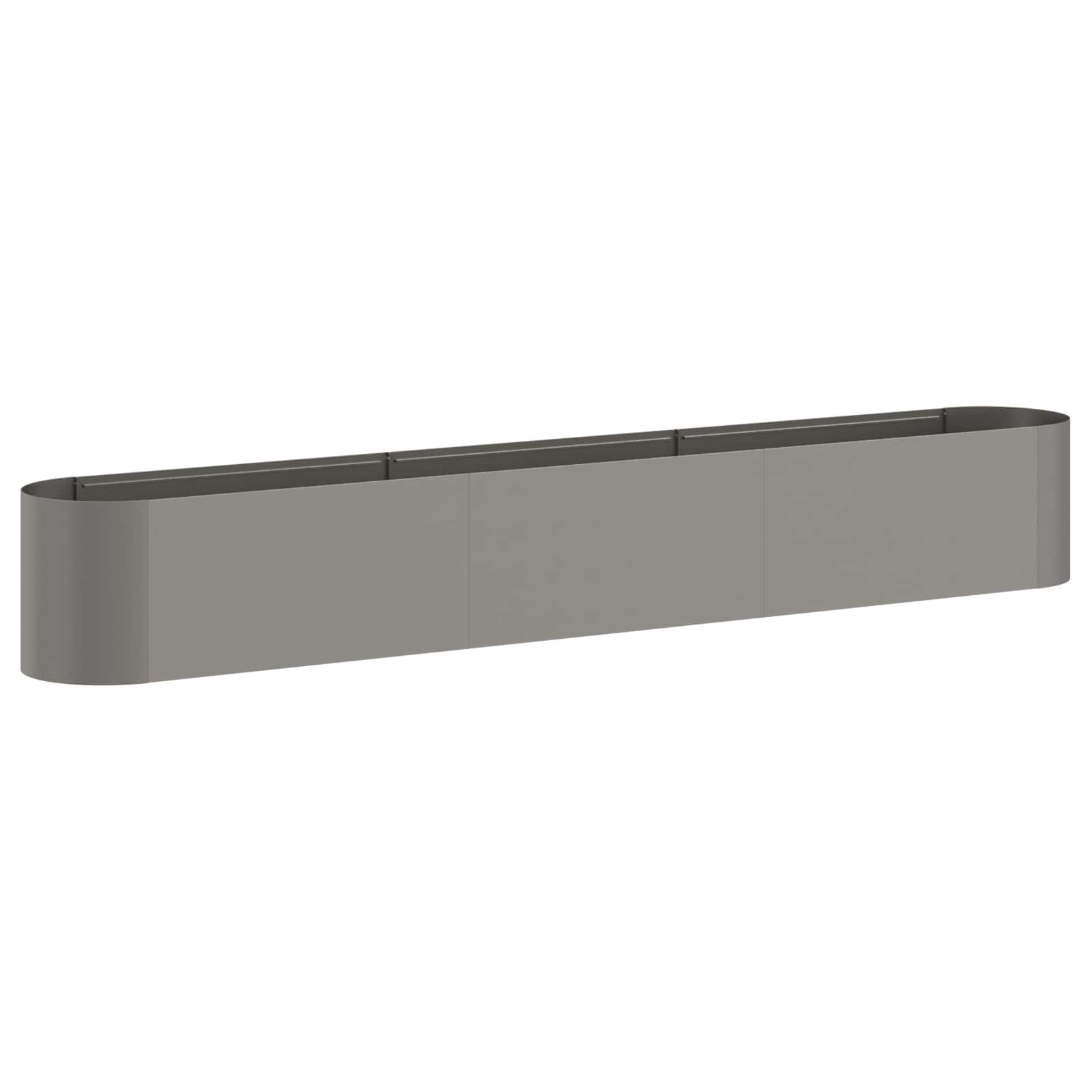 Letto rialzato da giardino Acciaio Corten 280 x 40 x 40 cm | homemem39