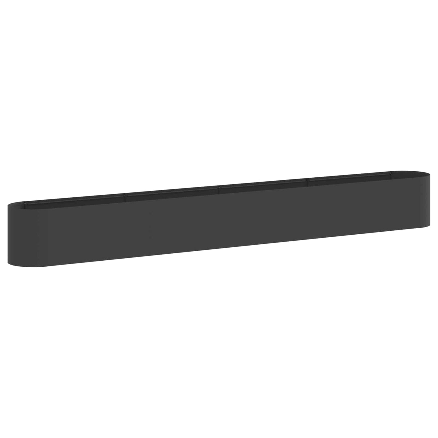 Letto rialzato da giardino Nero 360 x 40 x 40 cm | homemem39
