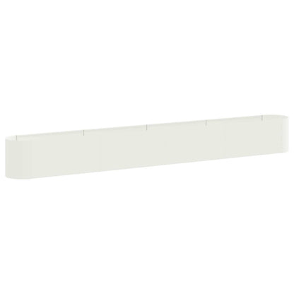 Letto rialzato da giardino Bianco 360 x 40 x 40 cm | homemem39