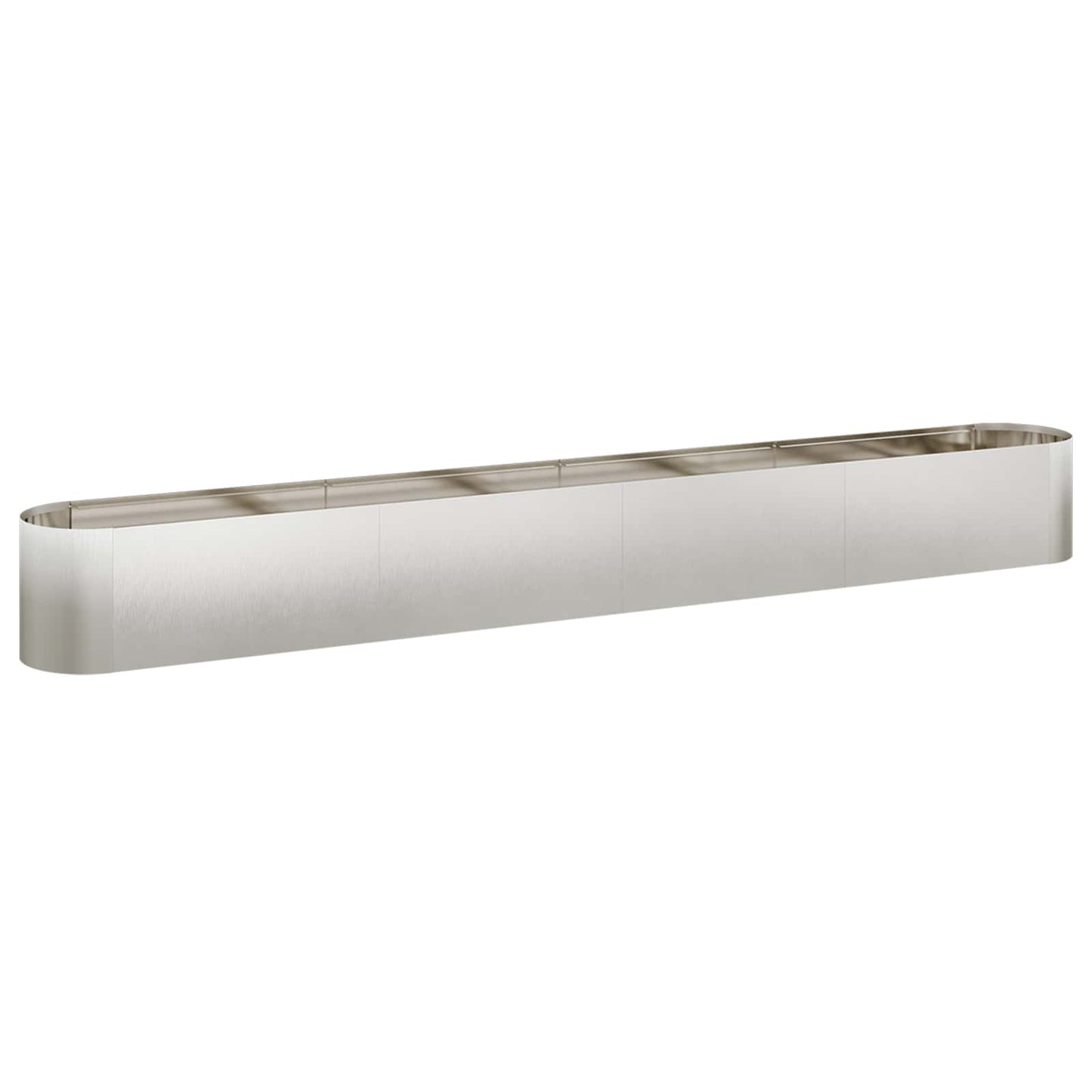 Letto rialzato da giardino Acciaio Inox 360 x 40 x 40 cm | homemem39