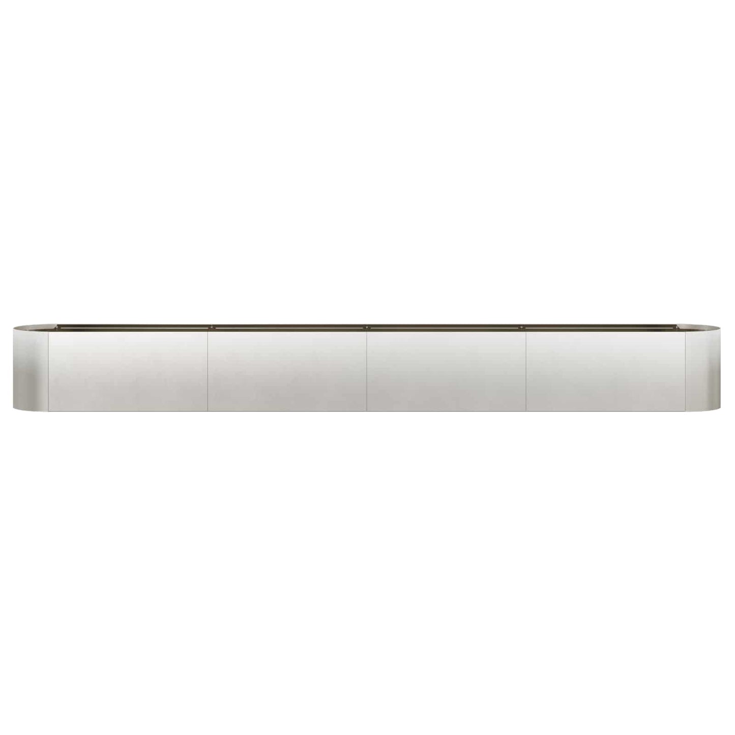 Letto rialzato da giardino Acciaio Inox 360 x 40 x 40 cm | homemem39