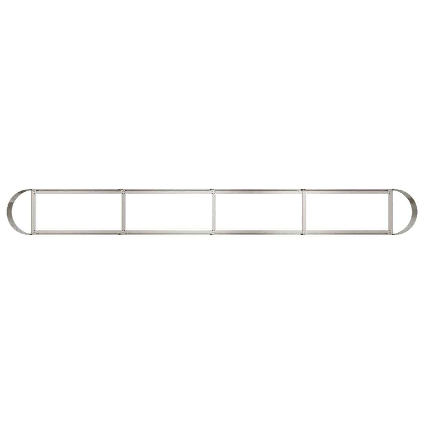 Letto rialzato da giardino Acciaio Inox 360 x 40 x 40 cm | homemem39