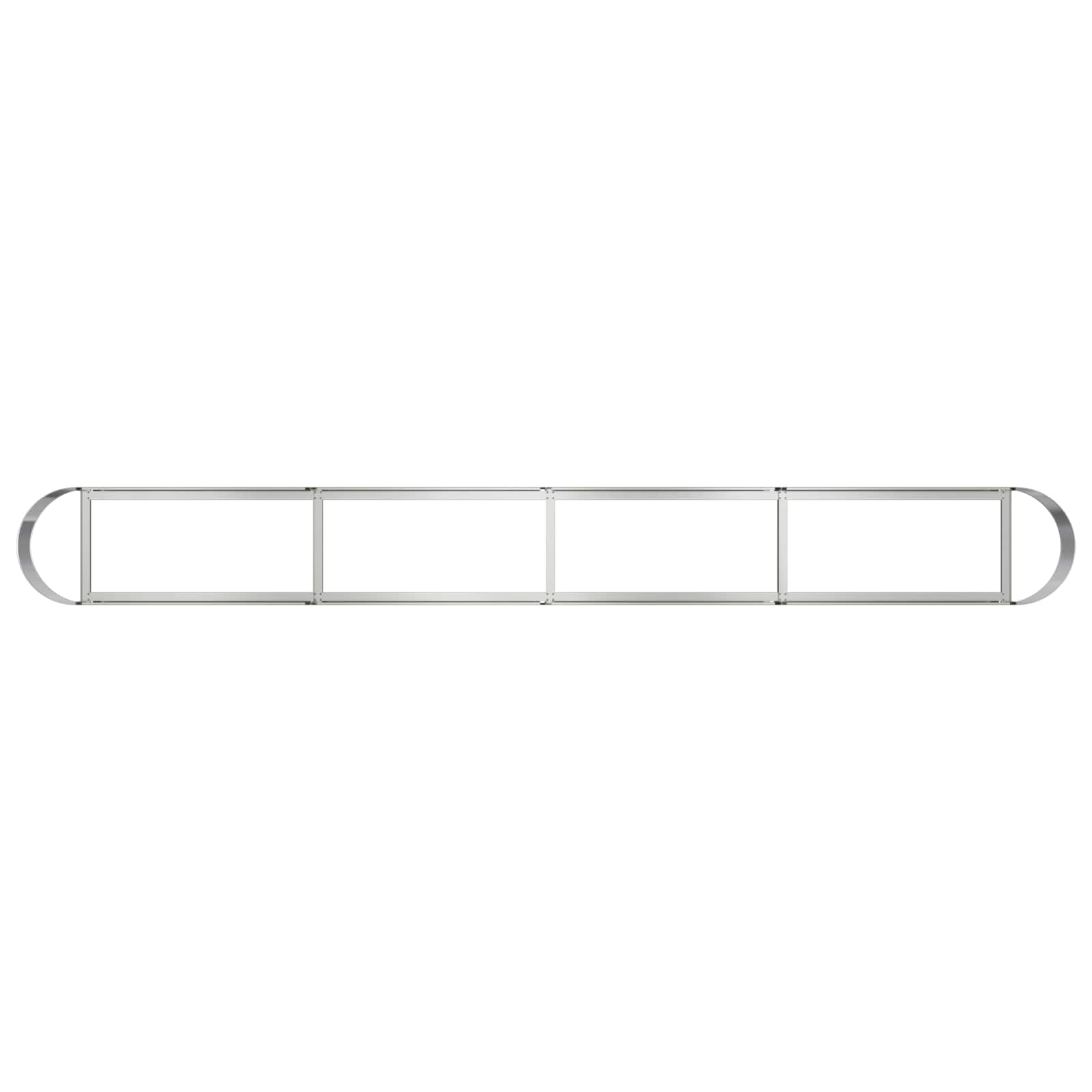 Letto rialzato da giardino Acciaio zincato 360 x 40 x 40 cm | homemem39