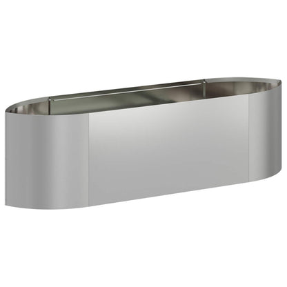 Letto rialzato da giardino Acciaio zincato 140 x 40 x 40 cm | homemem39