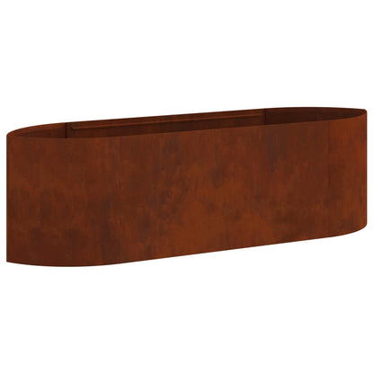Letto rialzato da giardino Acciaio Corten 140 x 40 x 40 cm | homemem39