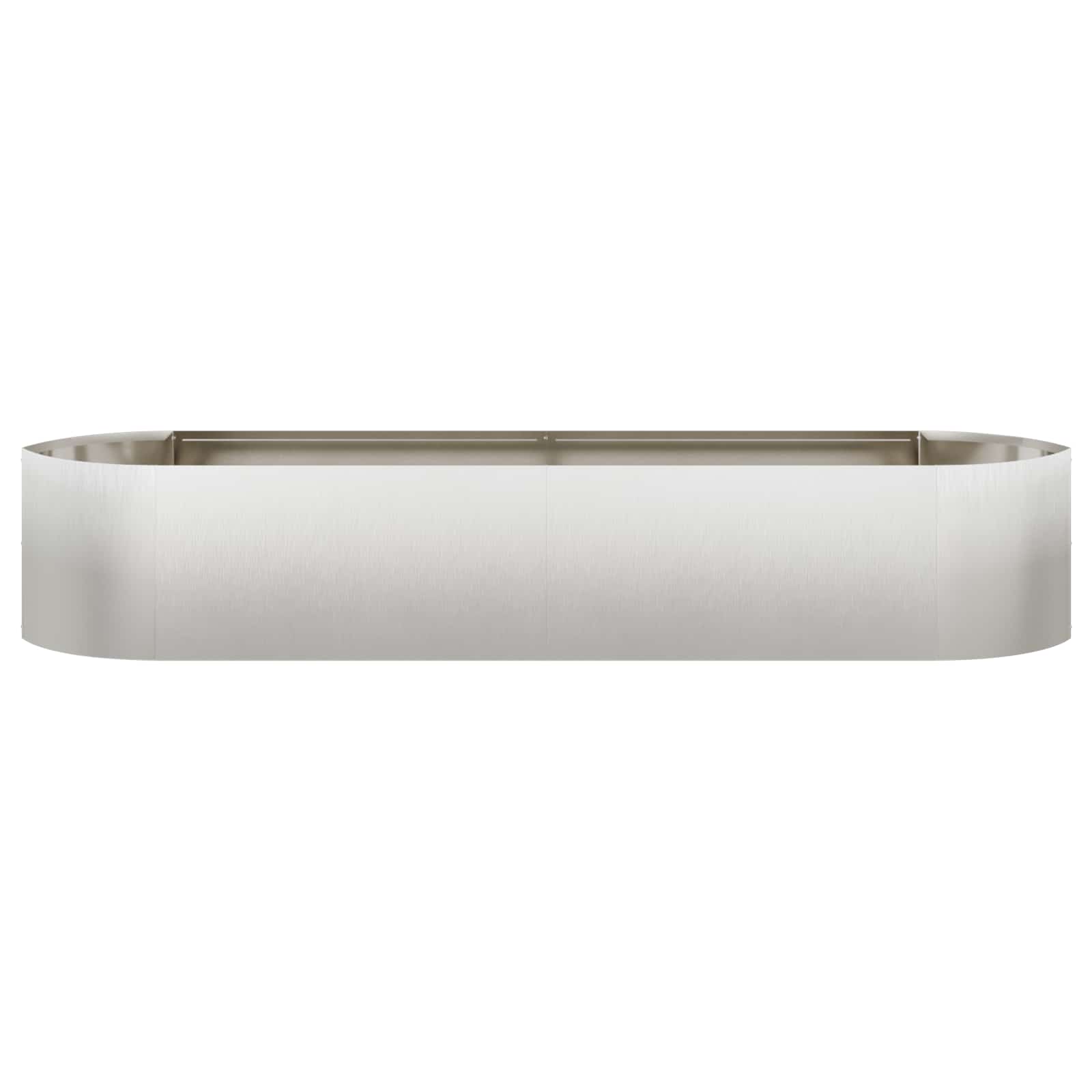 Letto rialzato da giardino Acciaio Inox 220 x 40 x 40 cm | homemem39