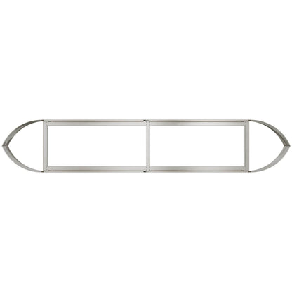 Letto rialzato da giardino Acciaio Inox 220 x 40 x 40 cm | homemem39