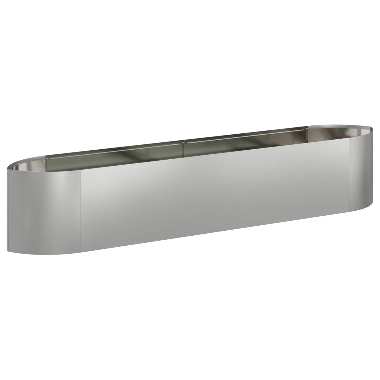 Letto rialzato da giardino Acciaio zincato 220 x 40 x 40 cm | homemem39