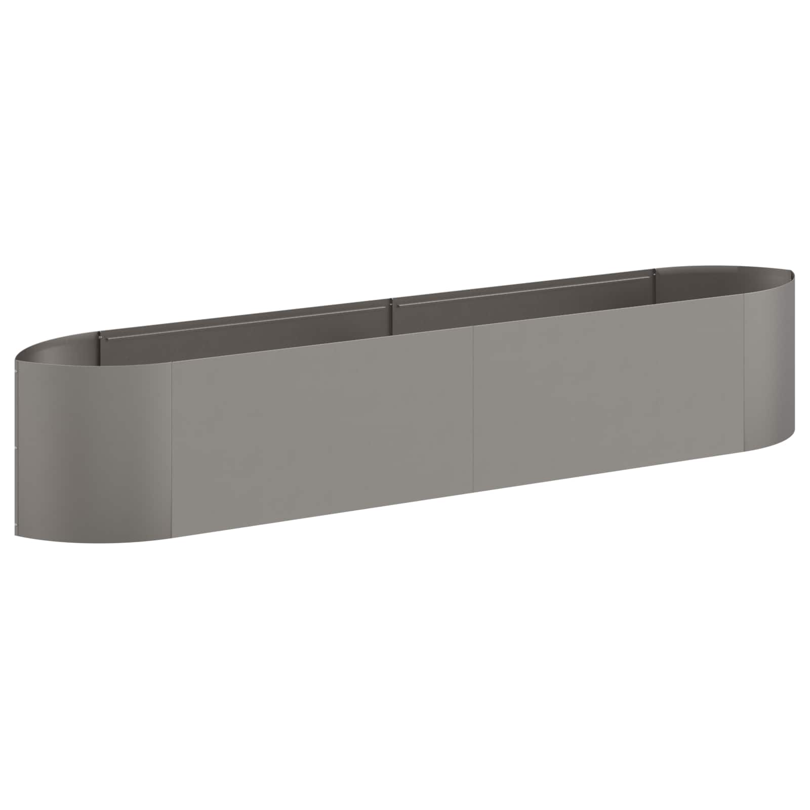 Letto rialzato da giardino Acciaio Corten 220 x 40 x 40 cm | homemem39