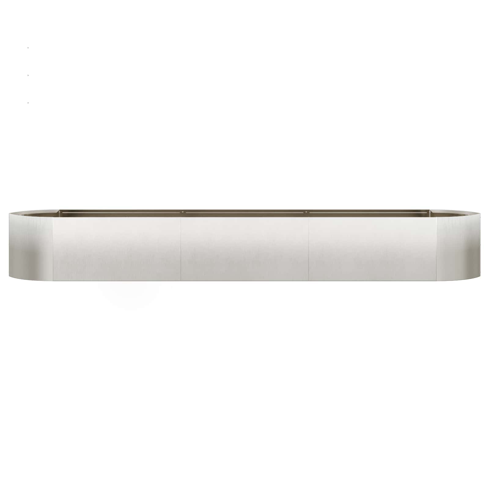 Letto rialzato da giardino Acciaio Inox 300 x 40 x 40 cm | homemem39