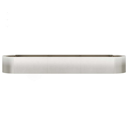 Letto rialzato da giardino Acciaio Inox 300 x 40 x 40 cm | homemem39