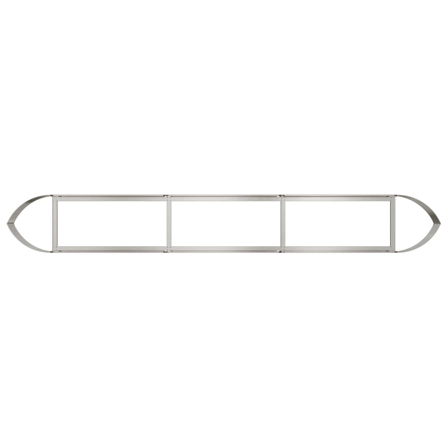 Letto rialzato da giardino Acciaio Inox 300 x 40 x 40 cm | homemem39