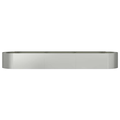 Letto rialzato da giardino Acciaio zincato 300 x 40 x 40 cm | homemem39