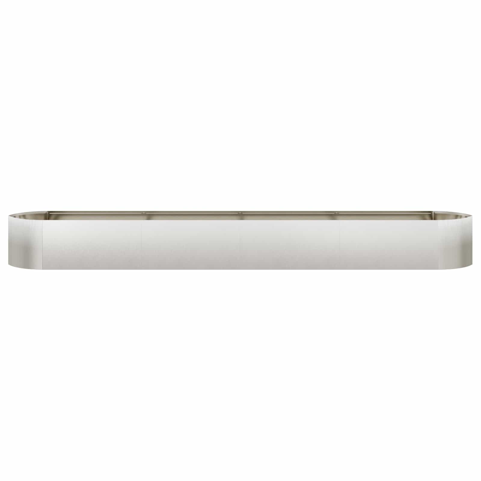 Letto rialzato da giardino Acciaio Inox 380 x 40 x 40 cm | homemem39