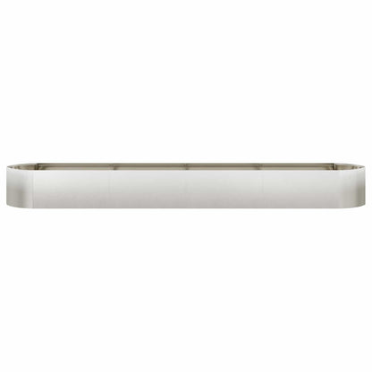 Letto rialzato da giardino Acciaio Inox 380 x 40 x 40 cm | homemem39