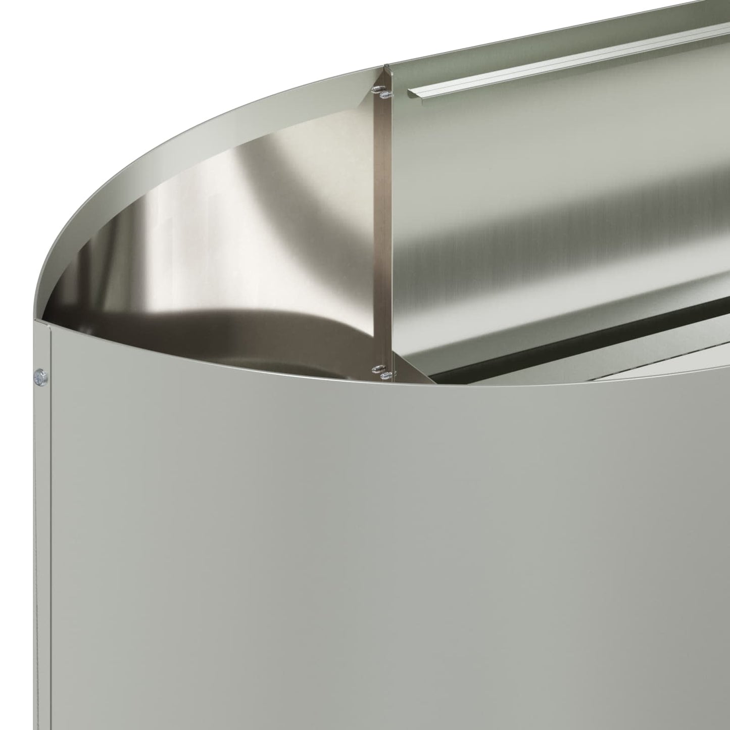 Letto rialzato da giardino Acciaio zincato 380 x 40 x 40 cm | homemem39